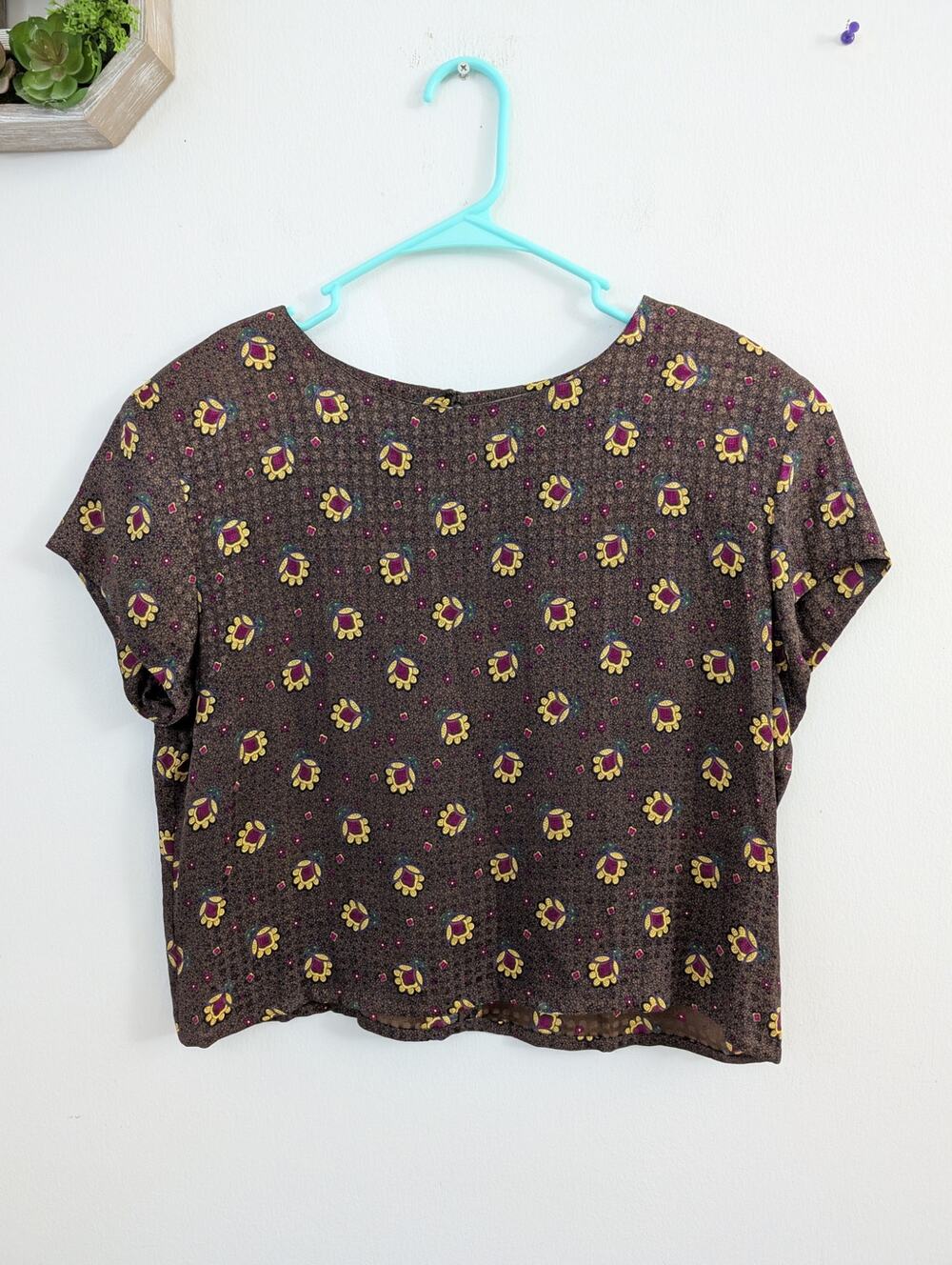 anne klein ii vintage silk top